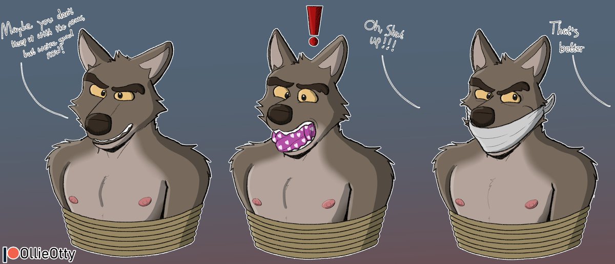 Very old sketch that I did when the Bad Guys 2 trailer came out. When I saw him tied up I knew I had a job to do.