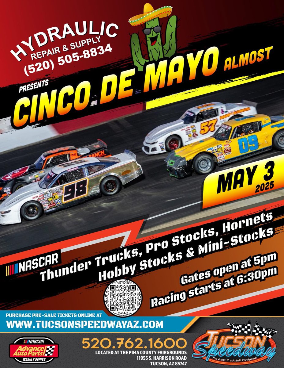 Just one week until we’re back racing at “The Action Track Built for Speed!”

Tickets 🎟️: myracepass.com/tracks/3367/ti…