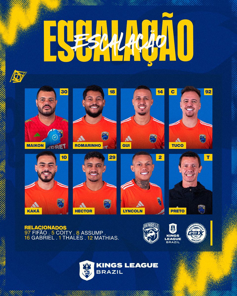 kingsworld_cup's tweet image. 📰KingsLeague Brazil 👑 🇧🇷

POUR LA TEAM @Dendele_FC MAINTENANT C&apos;EST TOUT OU RIEN !  Conte @g3xFC 👊 

ALLONS-Y! 

#DendeleFC #TouroLoko
#KingsDay #kingsleaguebrazil