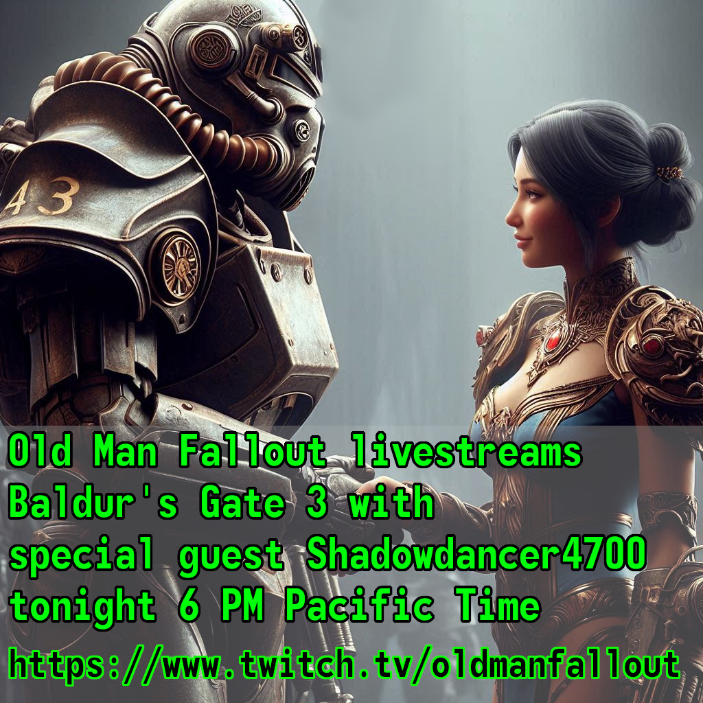 AManAndHisBox's tweet photo. Baldur's Gate 3 fans, we are starting a NEW BG3 game with new subclasses, on Twitch, within an hour of this post.  Come say hi!  6 PM Pacific Time https://t.co/xKOLosxsYY #BaldursGate3 #BG3 #larian https://t.co/o1U0snv9Tr