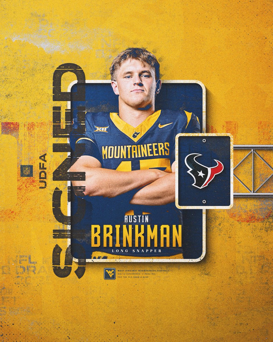 Austin Brinkman has signed with the <a href="/HoustonTexans/">Houston Texans</a>! ✍️
