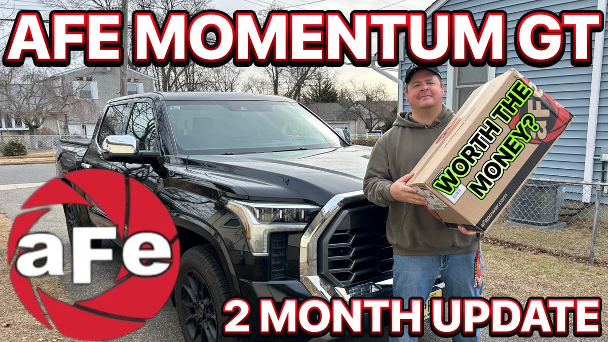 TundraDude34's tweet image. Back in early February 2025, I installed the AFE Power Momentum GT Intake System on my 2024 Toyota Tundra 1794 Edition. Is this upgrade worth your time and money? 

VIDEO LINK: youtu.be/zbeGRXQtZ6k?si…

#2024toyotatundra #toyotatundra #afepower #2024tundra #toyota #tundra