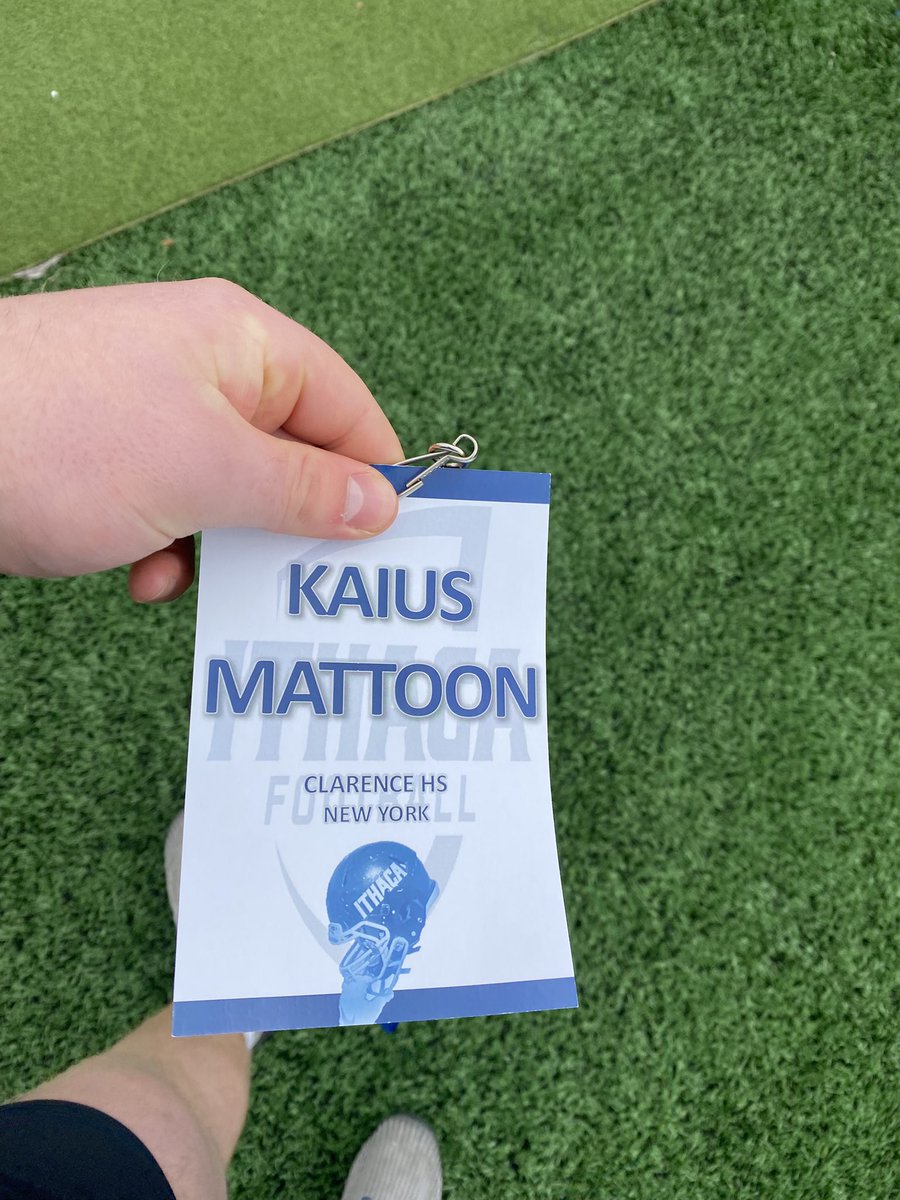 Kaius Mattoon (@kaius_mattoon) on Twitter photo Had an amazing time today <a href="/IthacaBomberFB/">Ithaca Bomber Football</a> spring practice! Big thanks to <a href="/Coach_Mi11er/">Andrew Miller</a>, <a href="/CoachGrigs619/">Kerry Grigsby</a>, <a href="/CoachTerp_/">Mike Toerper</a> , and <a href="/PatrickBowes32/">Patrick Bowes</a> for having me up to Ithaca to see what it is all about, and to experience the amazing energy that the coaches and players brought! Had an amazing time today <a href="/IthacaBomberFB/">Ithaca Bomber Football</a> spring practice! Big thanks to <a href="/Coach_Mi11er/">Andrew Miller</a>, <a href="/CoachGrigs619/">Kerry Grigsby</a>, <a href="/CoachTerp_/">Mike Toerper</a> , and <a href="/PatrickBowes32/">Patrick Bowes</a> for having me up to Ithaca to see what it is all about, and to experience the amazing energy that the coaches and players brought!