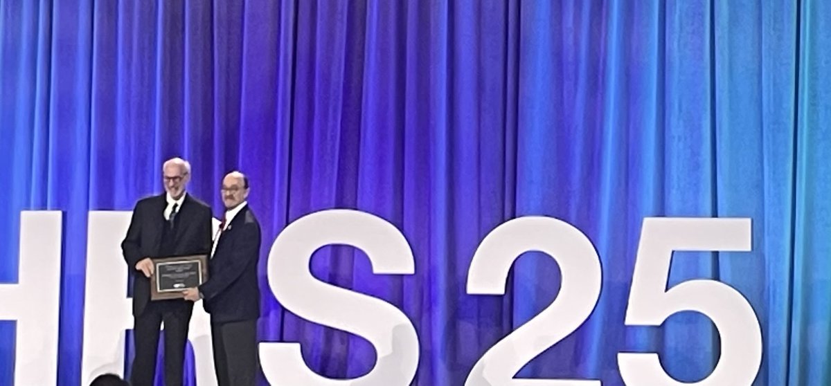 Sandeep Gautam (@gautamsand) on Twitter photo Pioneer in cardiac pacing and Electrophysiology Award
✨Long overdue to the most deserving person in EP
#HRS2025 #EPeeps <a href="/HRSonline/">Heart Rhythm Society</a> Pioneer in cardiac pacing and Electrophysiology Award
✨Long overdue to the most deserving person in EP
#HRS2025 #EPeeps <a href="/HRSonline/">Heart Rhythm Society</a>