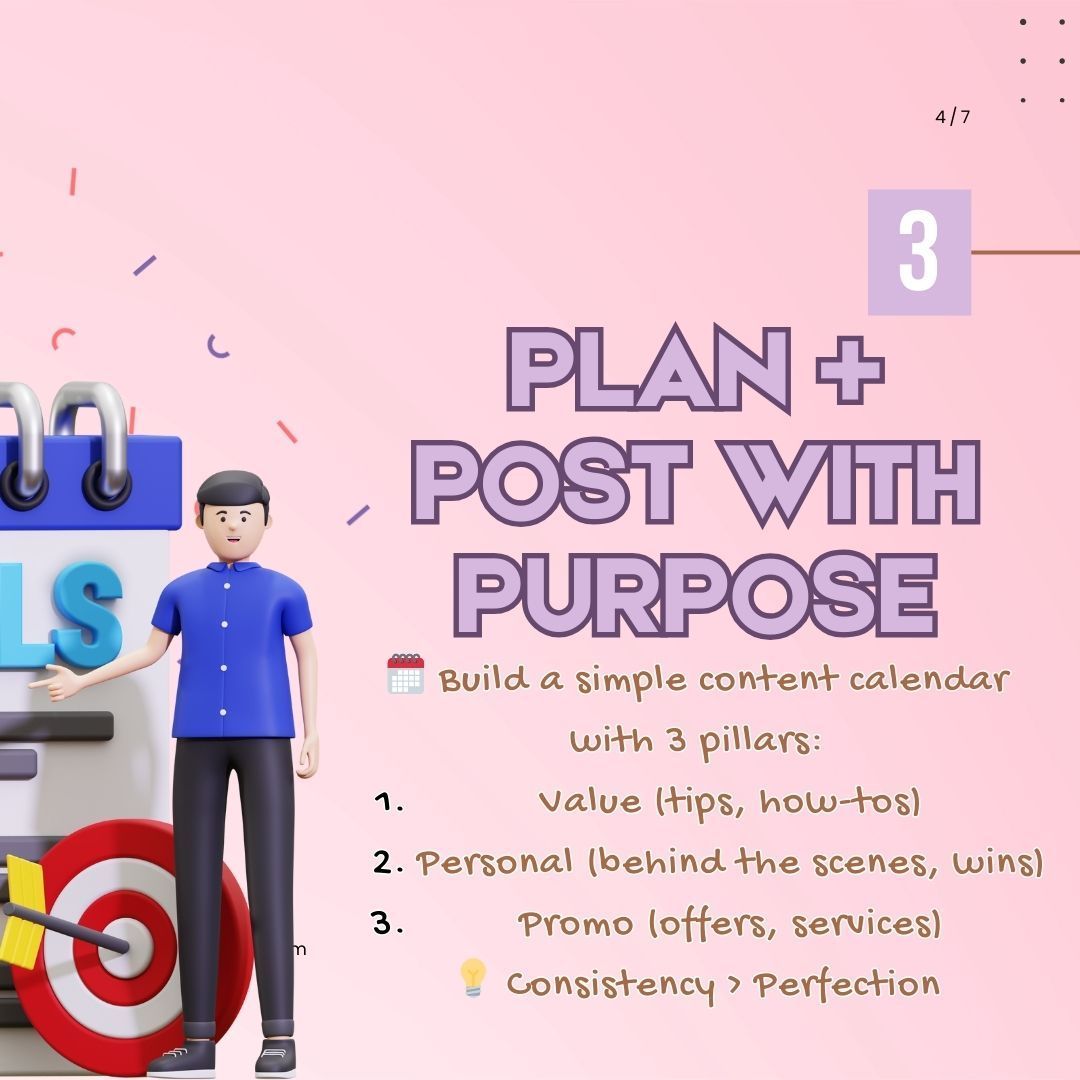 _SmartVirtuals's tweet photo. New to social media? Don’t wing it.
Here’s a simple 3-step strategy to grow without burning out 👇
(DM “STRATEGY” for a free checklist)
#SMARTVirtuals #SocialMediaTips #ContentStrategy #VABusiness https://t.co/nfThfXIjq8