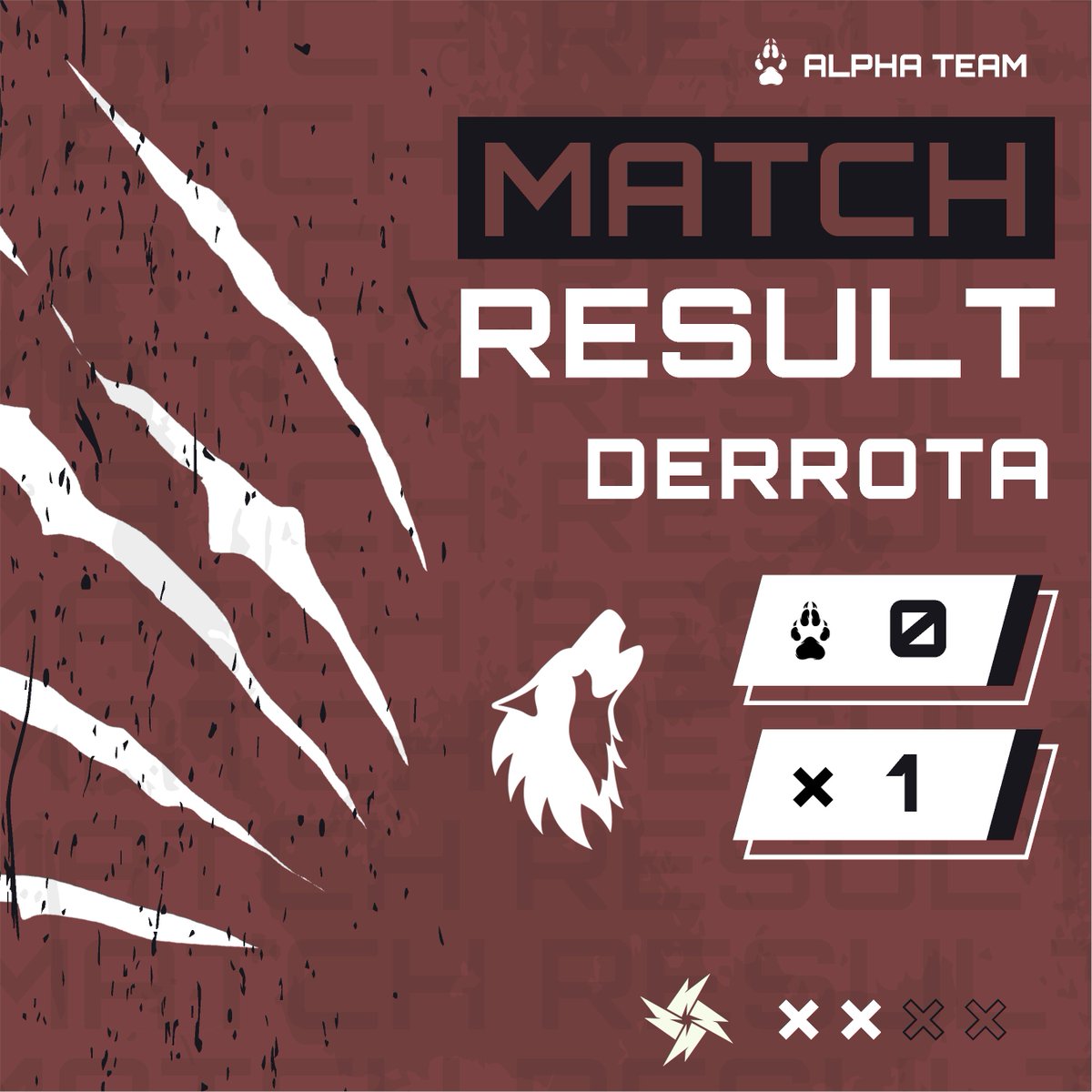 No pudimos cerrar el mapa y ahora toca volver al foco y recuperarnos en nuestro pick. 

#DejandoHuella 🐺🐾