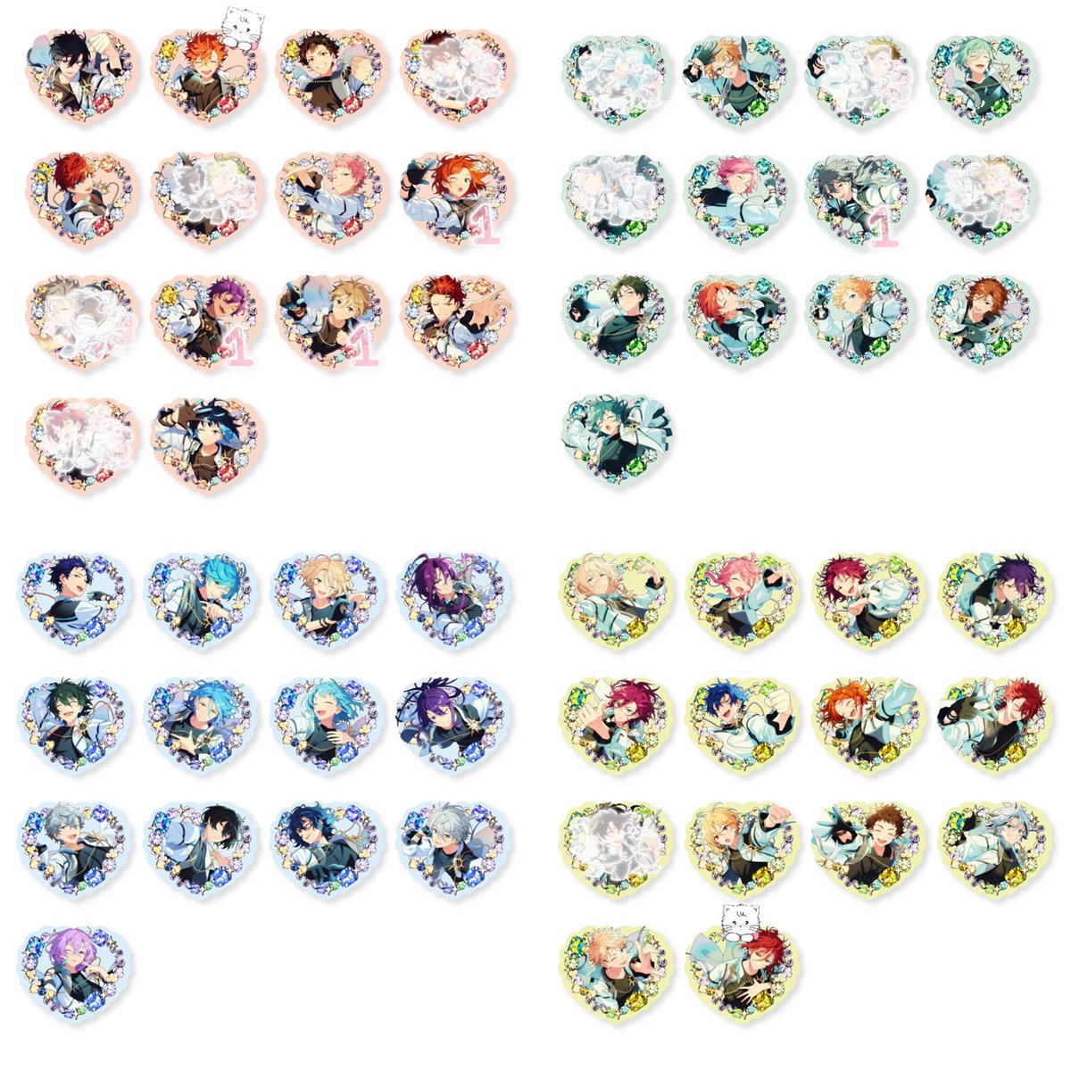 s_321__j's tweet photo. 【交換 譲渡】あんスタ プチプリ ES 9th Anniv  FLARE/STORM/TORRENT/SPARK
各2BOX予約予定

求→スバル＞夏目
譲→画像参照

纏めての方、スバル含む方を優先させて頂きます。
1部譲渡可能◎

お気軽にお声掛けください⸜🌷︎⸝‍ https://t.co/8Pca5rVZBz