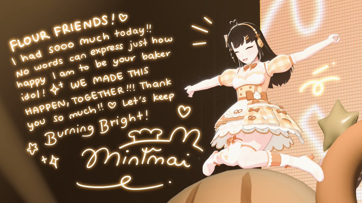THANK YOU!! 🧡 #BurnBrightMintmai