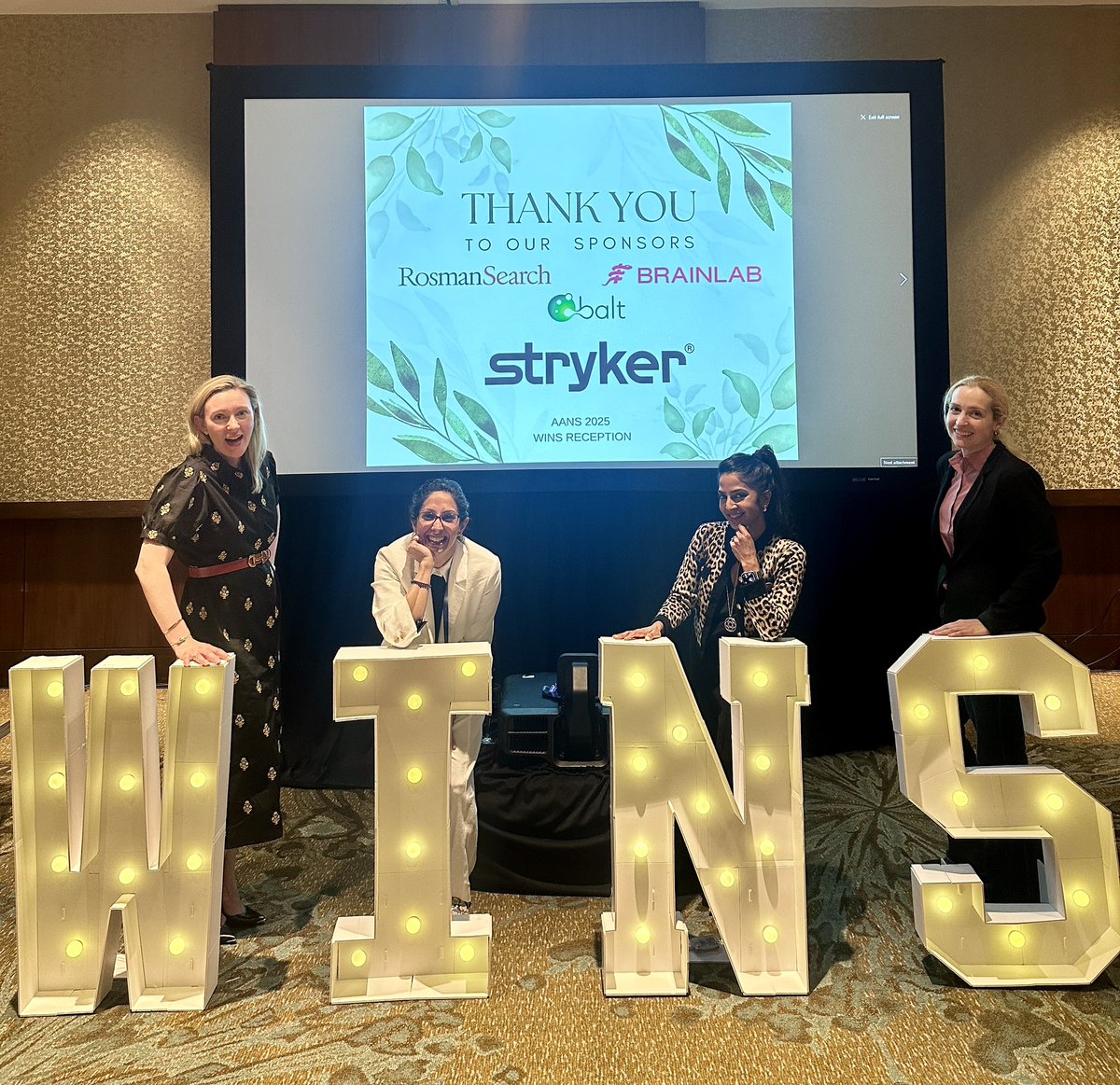 thebraintumormd's tweet image. Grateful to be on the Executive Committee of @WomenInNSGY with these incredibly inspiring women in neurosurgery working to elevate others #AANS2025