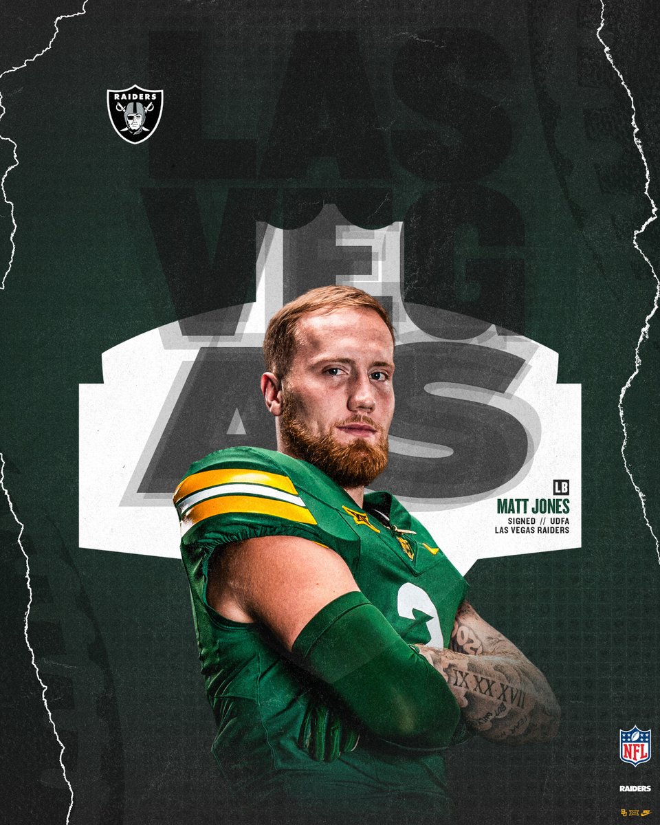 Baylor Football (@bufootball) on Twitter photo The journey continues 🧊
<a href="/bradenjones2000/">Matt Jones</a> has signed with the <a href="/Raiders/">Las Vegas Raiders</a>
#SicEm | #RaiderNation The journey continues 🧊
<a href="/bradenjones2000/">Matt Jones</a> has signed with the <a href="/Raiders/">Las Vegas Raiders</a>
#SicEm | #RaiderNation