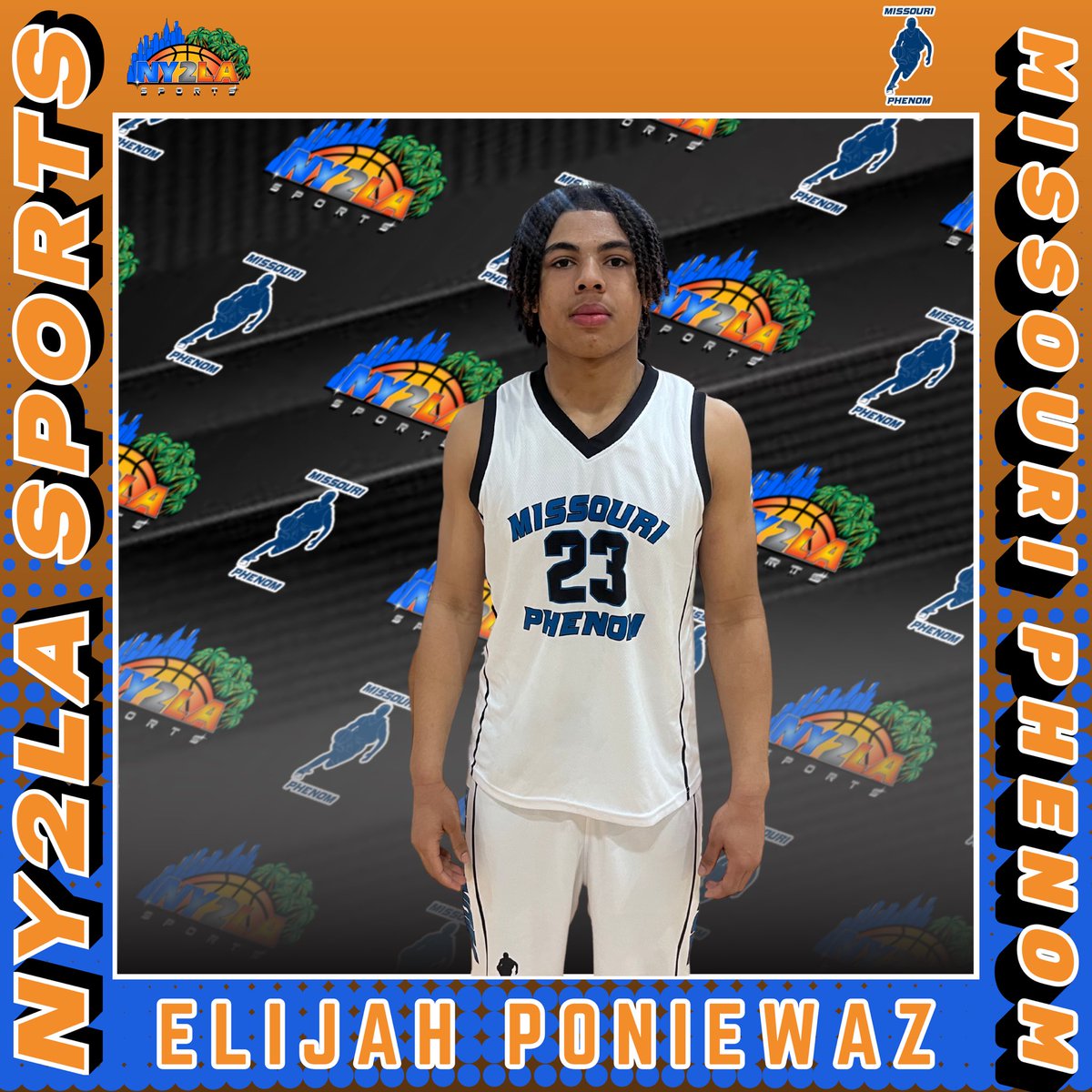 Fab Hoops (@fabhoopss) on Twitter photo Elijah Poniewaz scores 20 points leading his squad to the win.
<a href="/Elijah_da_1/">Elijah Poniewaz</a> <a href="/phenomboys/">Missouri Phenom Basketball</a> <a href="/ny2lasports/">NY2LA SPORTS</a> Elijah Poniewaz scores 20 points leading his squad to the win.
<a href="/Elijah_da_1/">Elijah Poniewaz</a> <a href="/phenomboys/">Missouri Phenom Basketball</a> <a href="/ny2lasports/">NY2LA SPORTS</a>