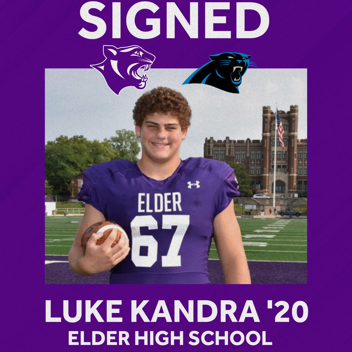 🏈Congrats to Luke Kandra '20, who signed with the Carolina Panthers! #Altiora