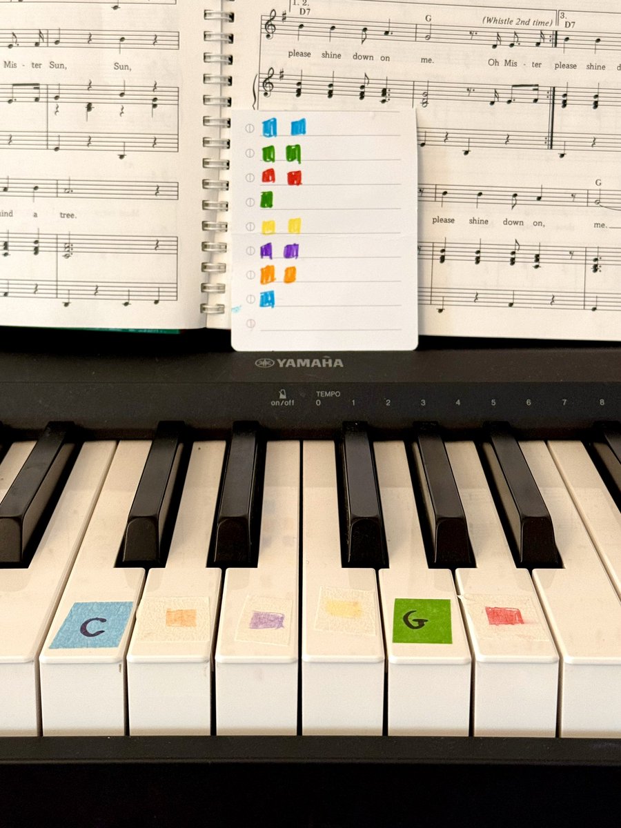 Sheet music for kids 

(design by Nicole Twohy)