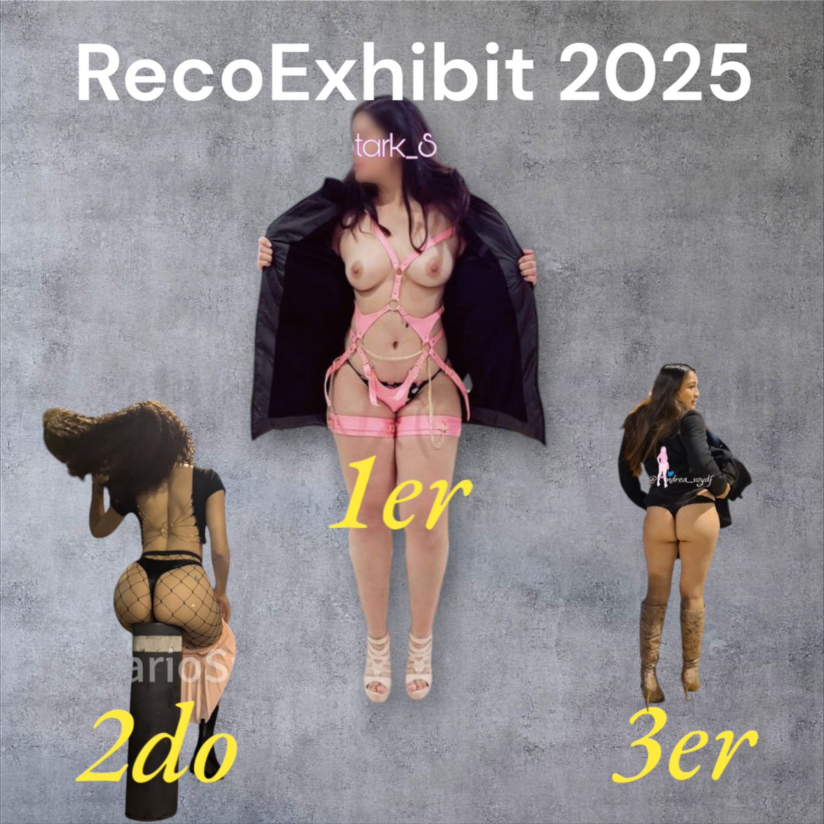 KafSwDf (@kafswdf) on Twitter photo El #RecoExhibit 2025
La mejor foto por votación de patrocinadores es
<a href="/stark_sw/">🔥StarkSw🔥</a>
Así que se mueve las votaciones de seguidores y sube al segundo puesto
<a href="/BecarioSwinger/">Becarioswinger</a>
Tercer lugar
<a href="/andrea_voydf/">Andrea E𝕏hibit 🇲🇽</a>
Muchas gracias a los patrocinadores <a href="/papa_elefante/">Papá Elefante</a>, <a href="/LibidoBoutique/">Libido</a>, El #RecoExhibit 2025
La mejor foto por votación de patrocinadores es
<a href="/stark_sw/">🔥StarkSw🔥</a>
Así que se mueve las votaciones de seguidores y sube al segundo puesto
<a href="/BecarioSwinger/">Becarioswinger</a>
Tercer lugar
<a href="/andrea_voydf/">Andrea E𝕏hibit 🇲🇽</a>
Muchas gracias a los patrocinadores <a href="/papa_elefante/">Papá Elefante</a>, <a href="/LibidoBoutique/">Libido</a>,