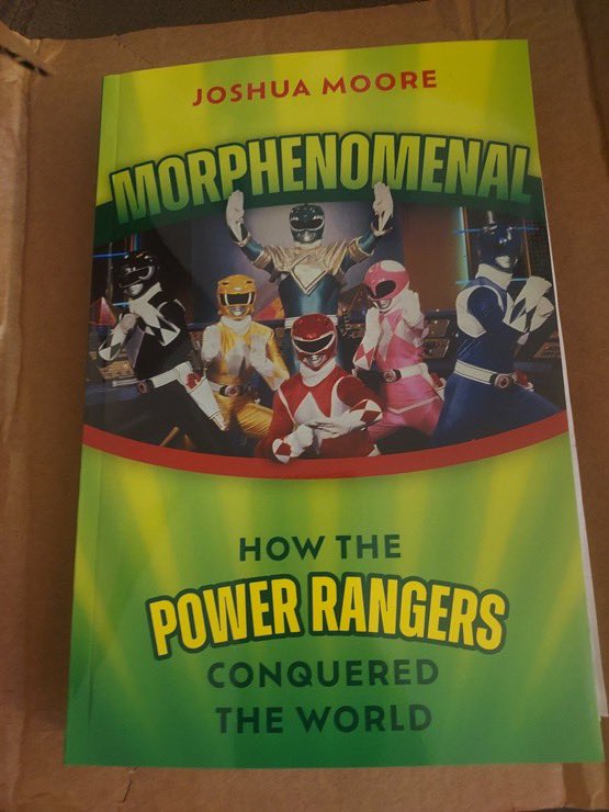 Joshua Moore ⚡️ (pre-order Morphenomenal now!) (@joshmoorehl) on Twitter photo ARC copies of “Morphenomenal: How the Power Rangers Conquered the World” are making their way to folks! Thanks to <a href="/thepowerscoop/">The Power Scoop 🔎</a> for sharing their photo — it’s so exciting to see this thing physically exist!!! ARC copies of “Morphenomenal: How the Power Rangers Conquered the World” are making their way to folks! Thanks to <a href="/thepowerscoop/">The Power Scoop 🔎</a> for sharing their photo — it’s so exciting to see this thing physically exist!!!