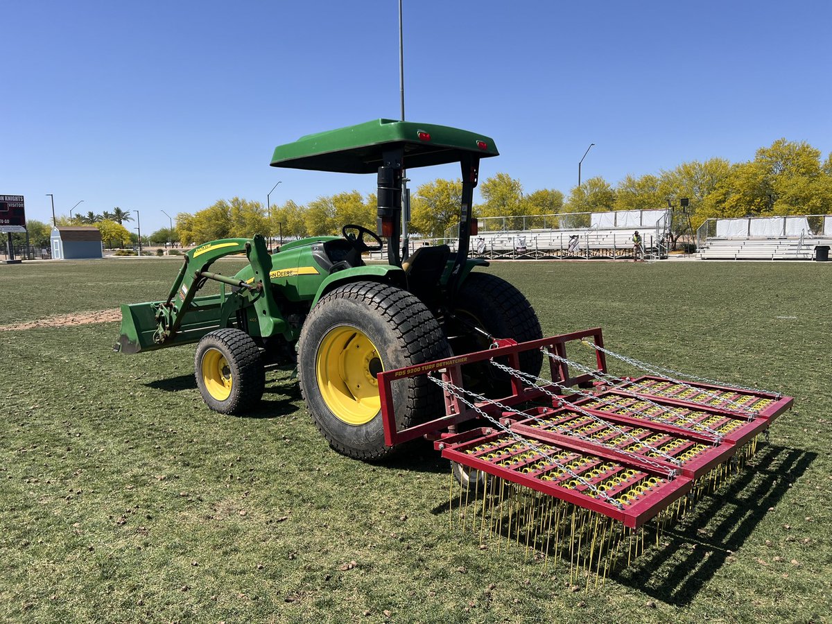 LinesAndLogos's tweet image. The ATHLETIC APPLICATIONS transition package for athletic fields. H2O, aeration, FDS tickler, zero turn and heavy drag Matt, fert, H2O.
Please reach out if you’re in PHX and want your fields looking great for summer and on! 5038301755