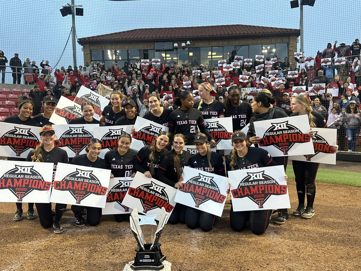 Your 2025 Big 12 Champions! <a href="/TexasTechSB/">Texas Tech Softball</a>
