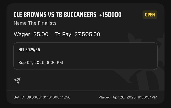 SO 🥶❄️ - @DKSportsbook @FanDuel @espn @NFL @ShedeurSanders @ShiloSanders https://t.co/blwNCpvKZq