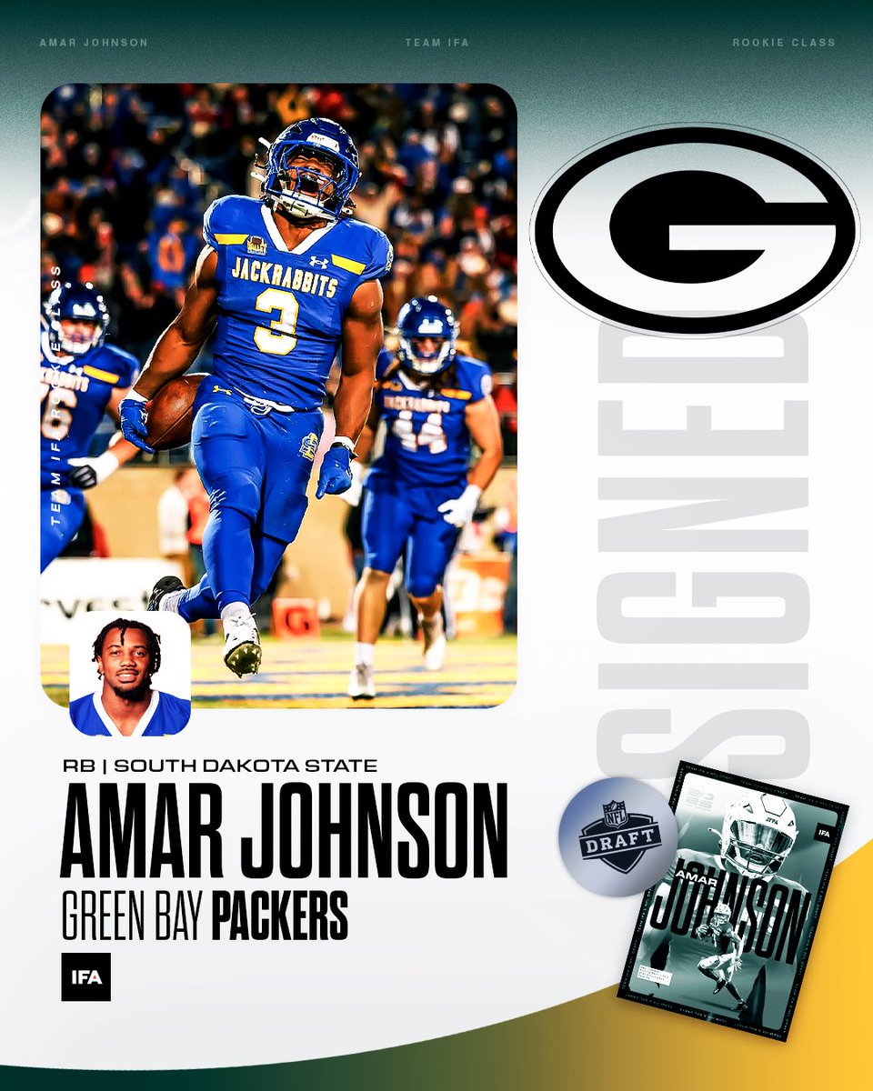 Team IFA (@teamifa) on Twitter photo Signed! Amar Johnson → Green Bay Packers #NFLDraft2025 #MakeItKnown
<a href="/packers/">Green Bay Packers</a>
<a href="/Amar_Johnson1/">Amar Johnson</a> Signed! Amar Johnson → Green Bay Packers #NFLDraft2025 #MakeItKnown
<a href="/packers/">Green Bay Packers</a>
<a href="/Amar_Johnson1/">Amar Johnson</a>