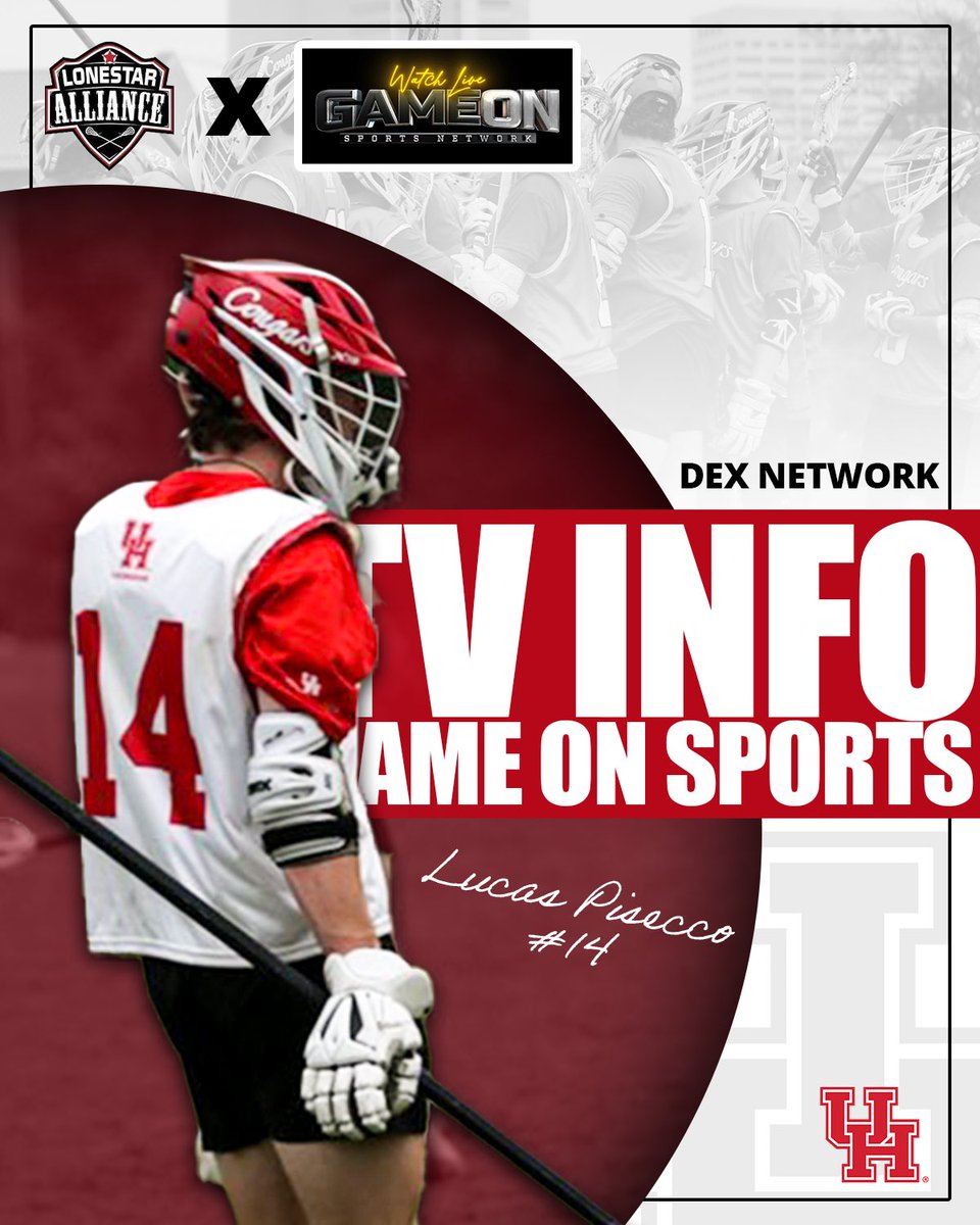 Houston Lacrosse (@uhcougarlax) on Twitter photo #OneMore x @gameonsportsnetwork
Be sure to catch tomorrowโs LSA CHAMPIONSHIP live on @gameonsportsnetwork and for the 1st time live via Samsung TV Plus channel 2394, RYZ Sports Network ๐คฉ๐บ
๐ Oklahoma State
๐ 4/27/25
โฐ 12 PM
๐ Melissa, Texas
๐ฅ <a href="/GameOnSportsNet/">Game On Sports</a> #OneMore x @gameonsportsnetwork
Be sure to catch tomorrowโs LSA CHAMPIONSHIP live on @gameonsportsnetwork and for the 1st time live via Samsung TV Plus channel 2394, RYZ Sports Network ๐คฉ๐บ
๐ Oklahoma State
๐ 4/27/25
โฐ 12 PM
๐ Melissa, Texas
๐ฅ <a href="/GameOnSportsNet/">Game On Sports</a>