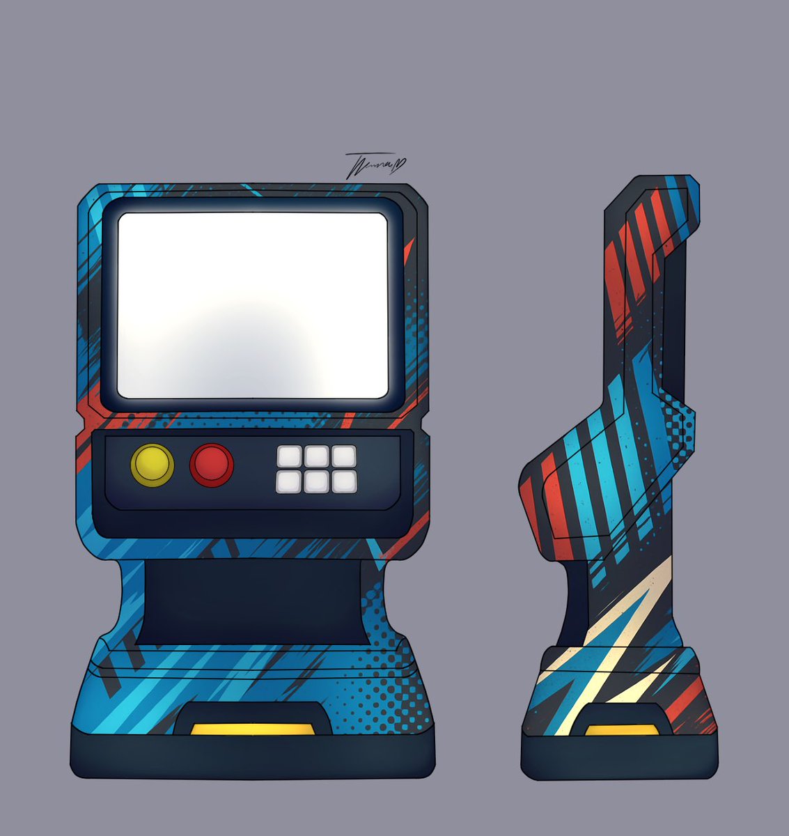 Cool computer concept I made for <a href="/NotZakcool3/">PyroZoku</a> the goat 

#art #illustration #artwork
#ArtistOnTwitter #digitalart #commissionsopen #Roblox #robloxart #RobloxDev #commissions #conceptart