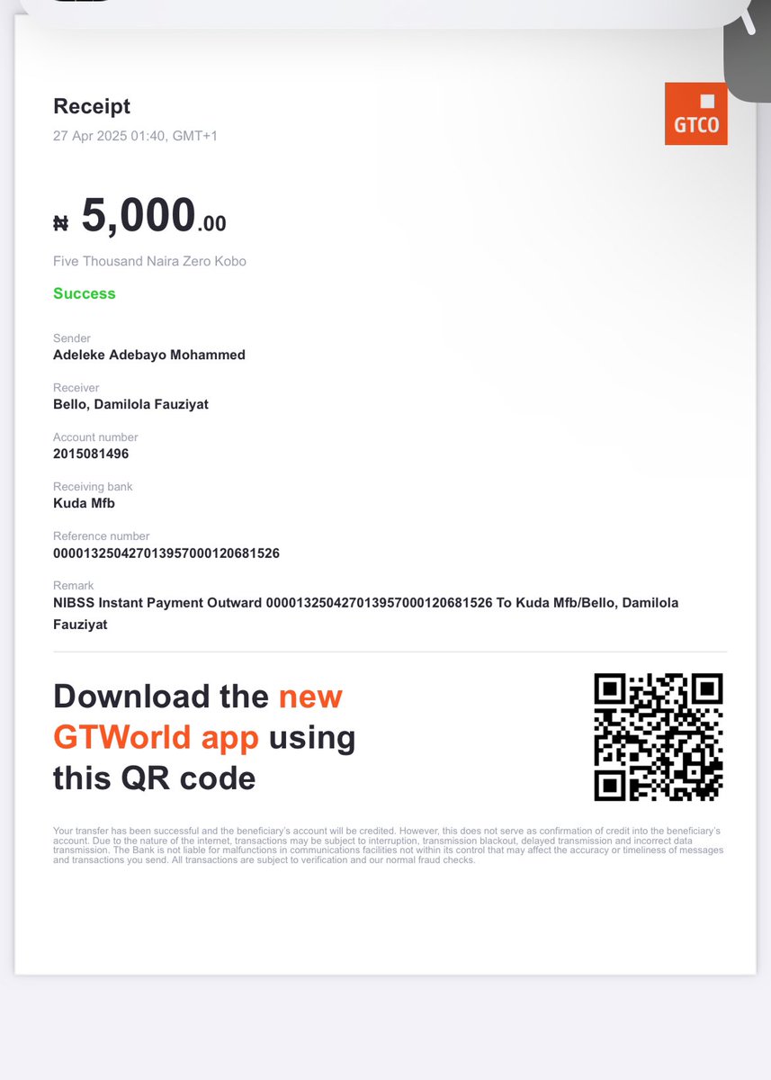 bayobets's tweet photo. 5k sent to you ✅
Who’s next? https://t.co/Jiv28c3LN4