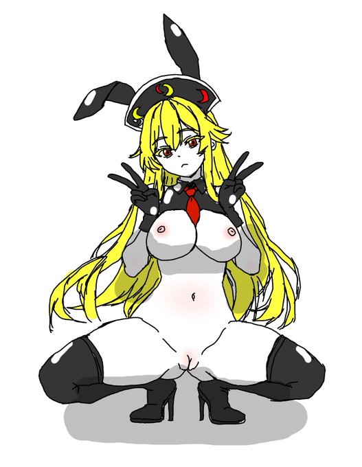 純狐さま逆バニーのらくがき 