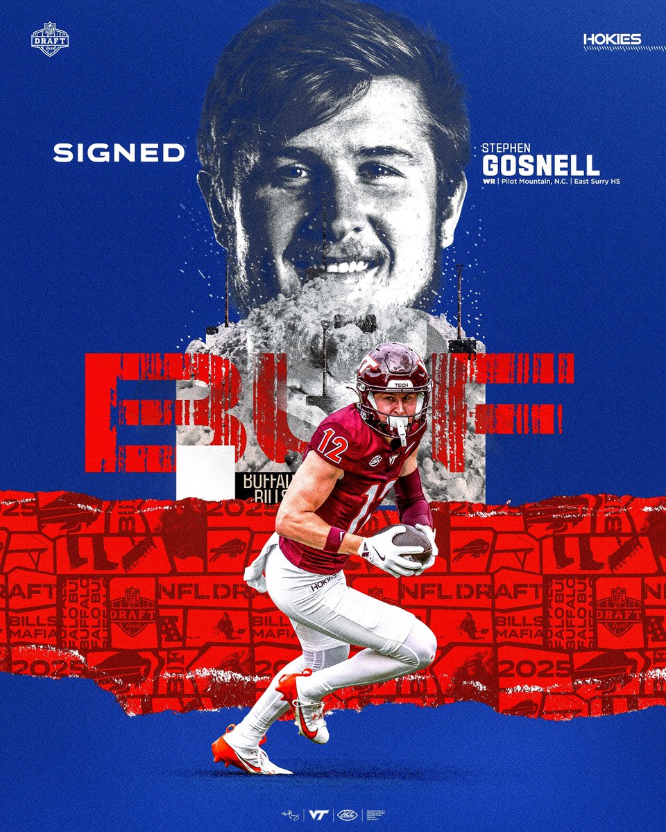 Virginia Tech Football (@hokiesfb) on Twitter photo Another Hokie joining #BillsMafia 😎
Stephen Gosnell has signed a free agent deal with the <a href="/BuffaloBills/">Buffalo Bills</a>
#ThisIsHome | #NFLDraft | <a href="/Stevegosnell12/">Stephen Gosnell</a> Another Hokie joining #BillsMafia 😎
Stephen Gosnell has signed a free agent deal with the <a href="/BuffaloBills/">Buffalo Bills</a>
#ThisIsHome | #NFLDraft | <a href="/Stevegosnell12/">Stephen Gosnell</a>