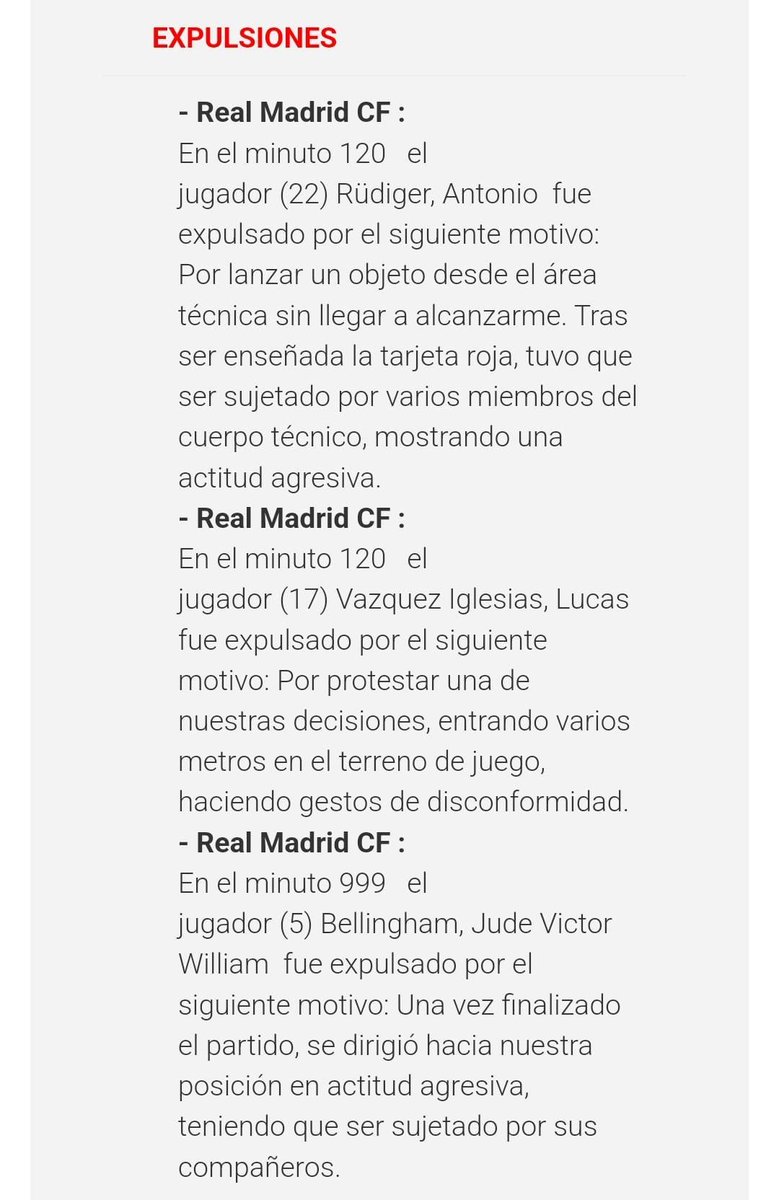 Se vienen cositas para Rudiger.
Lucas y Jude también fueron expulsados.