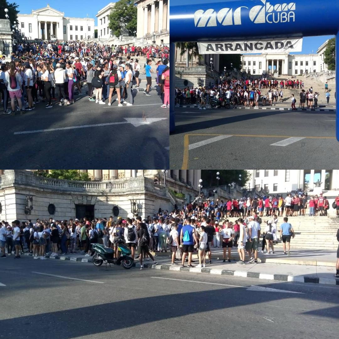 Se realizó en #LaHabanaDeTodos, carrera universitaria, como parte de la clausura de los Juegos Caribe.
#LaHabanaViveEnMí