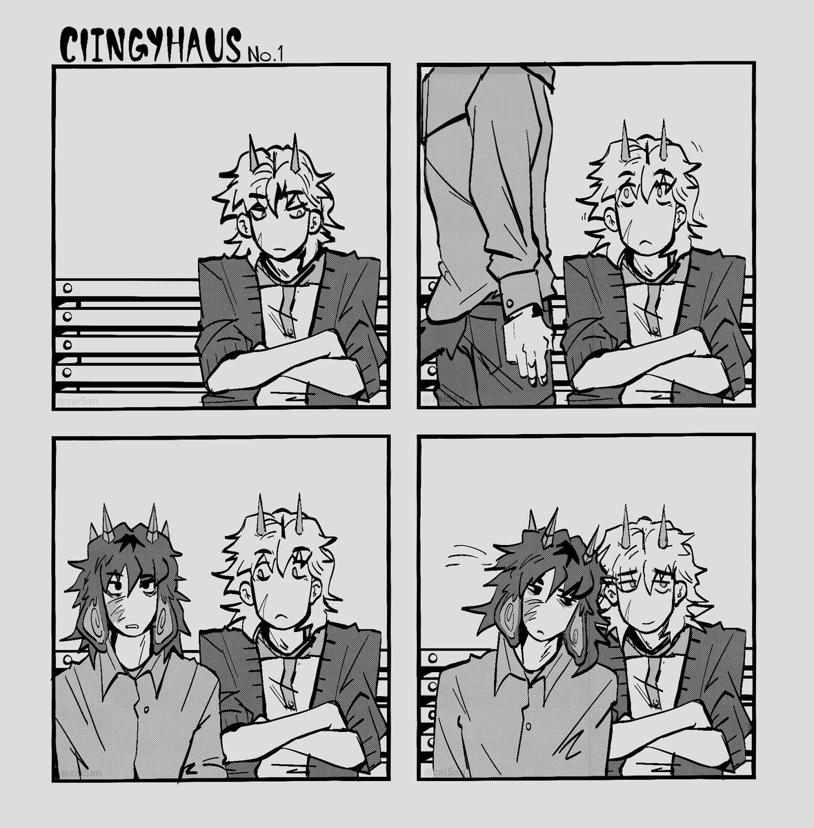 clingyduo comic in the DogHaus artstyle 
#cclingyduo #dsmp #dsmpfanart