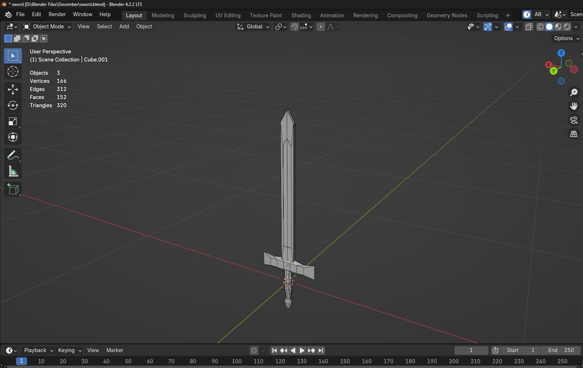 silentTaze's tweet photo. Finished texturing my crate, and made a sword today. It is hand-painted, but doesn't look it because I need to work on my coloring. I also made a sword which I will texture sometime next week #UEFN #b3d #FortniteCreative https://t.co/dlOR8TtETZ