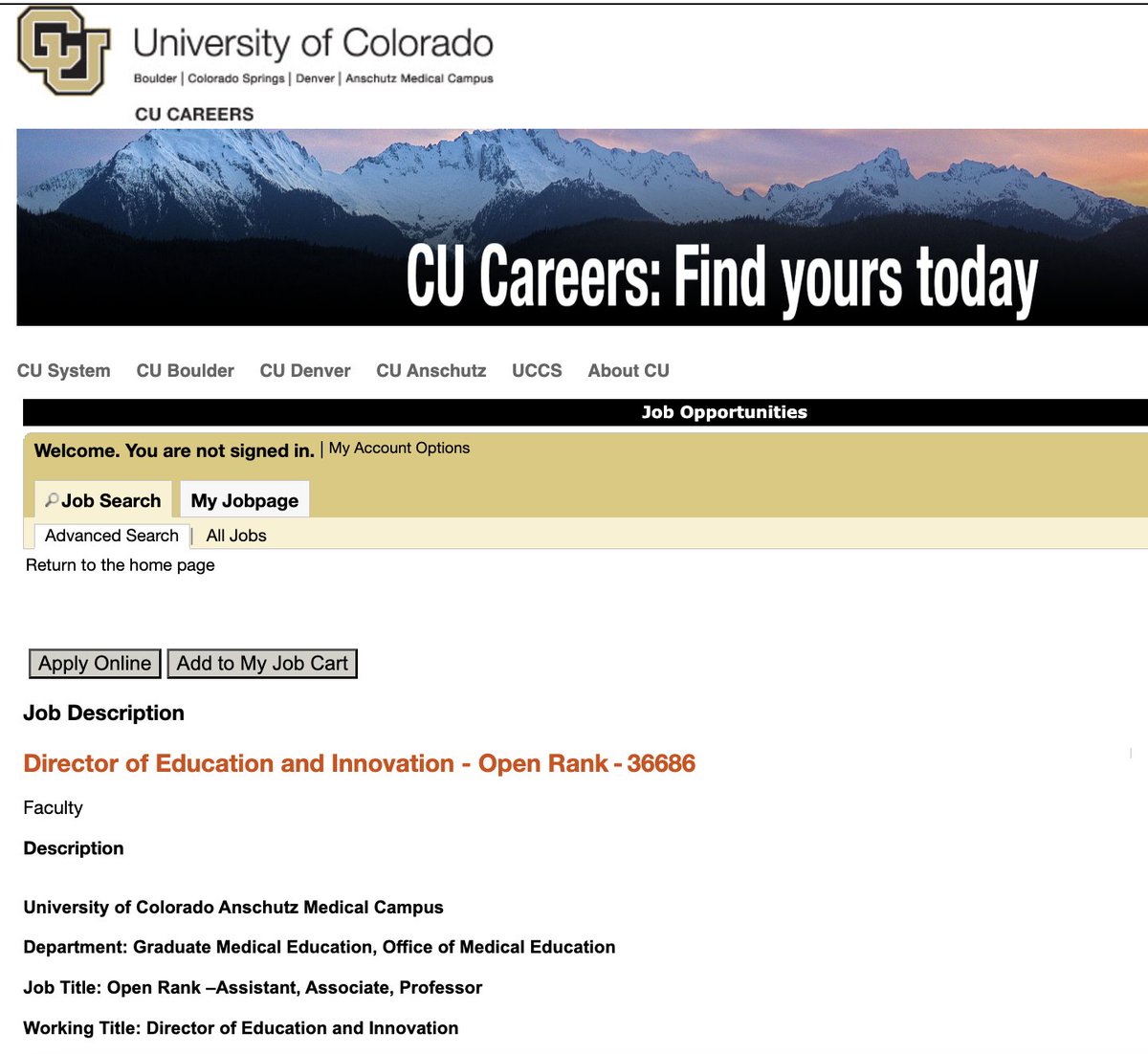Erin Cooke, MD (@erincookemd) on Twitter photo #MedEd colleagues! <a href="/CUMedicalSchool/">CU School of Medicine</a> we have an outstanding leadership opportunity⬇️Take a look, consider applying, & share! We are seeking a collaborative Director of Education & Innovation to work with the Assoc Dean for GME/ACGME DIO!
Apps due May 23rd: cu.taleo.net/careersection/… #MedEd colleagues! <a href="/CUMedicalSchool/">CU School of Medicine</a> we have an outstanding leadership opportunity⬇️Take a look, consider applying, & share! We are seeking a collaborative Director of Education & Innovation to work with the Assoc Dean for GME/ACGME DIO!
Apps due May 23rd: cu.taleo.net/careersection/…