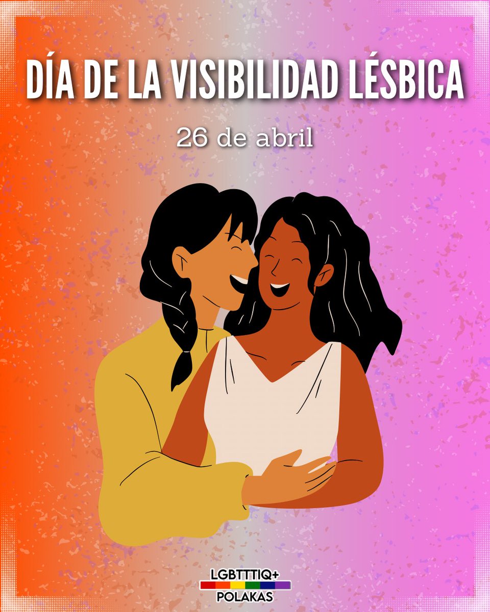 LGBTQPOLAKAS's tweet photo. 🧡🤍🩷Hoy conmemoramos el Día de la Visibilidad Lésbica, recordando que amar libremente también es resistir. Que cada historia, cada abrazo y cada beso cuenten. ¡Seguimos luchando por espacios seguros y libres!

#VisibilidadLésbica #AmorEsAmor #Orgullo #LGBTTTIQ https://t.co/aBltlpmjV2