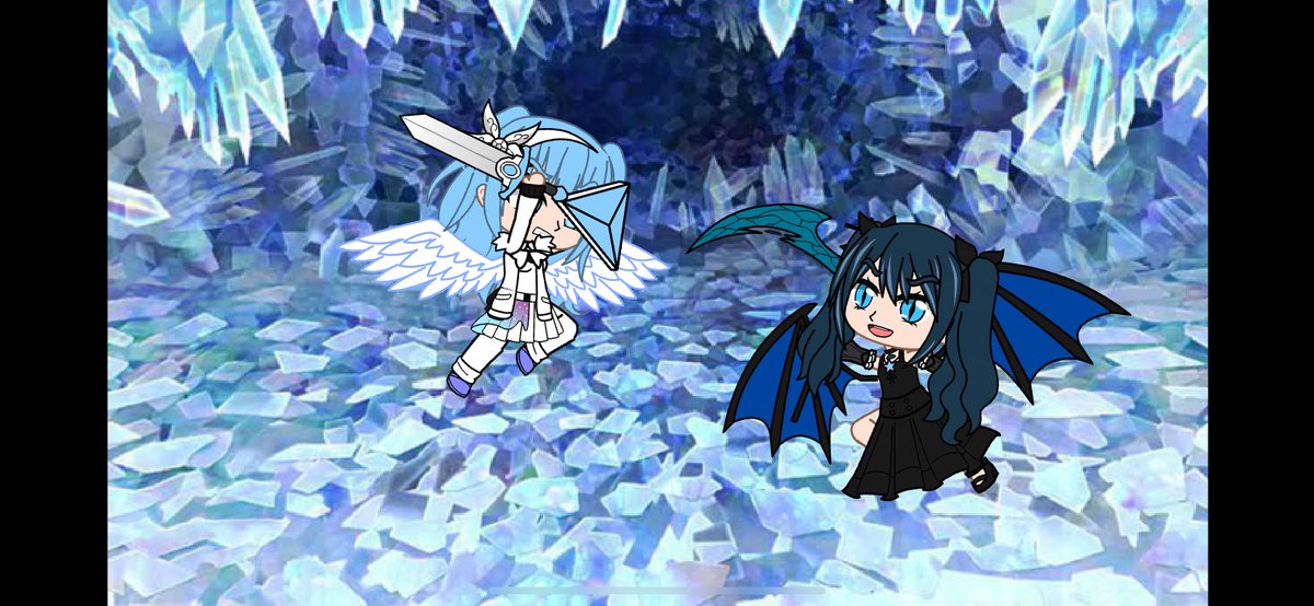 AchmadRafieD's tweet photo. The battle between of the two ice girls.
#fuyumicelestia #fuyumillust #uzurination #nevepaint https://t.co/HwDl30ZhYj