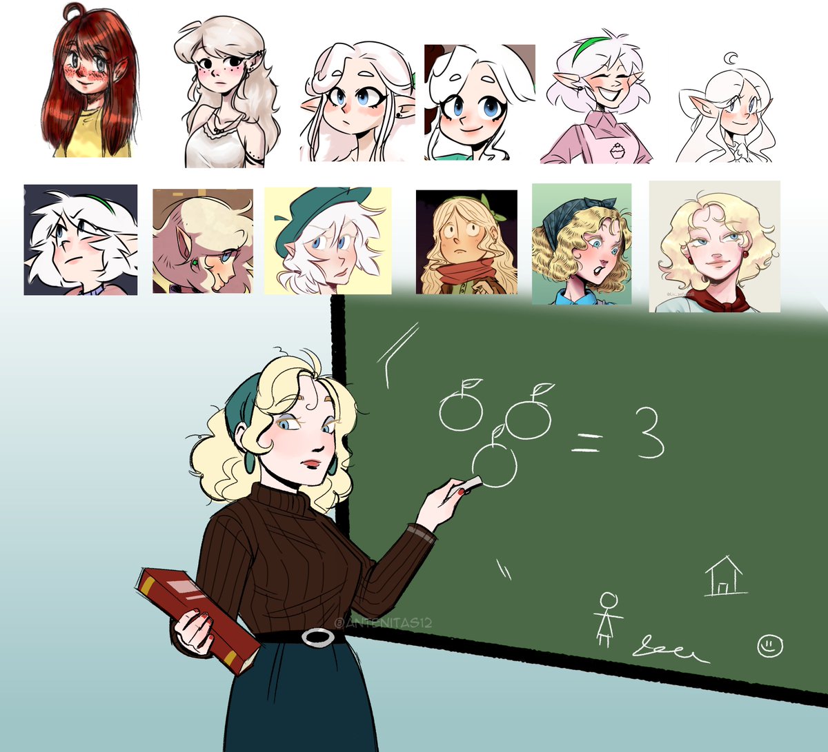 Adalia, y su "evolución" a través de los años, es de mis ocs más vieeejos

POR FIN ME PUSE LAS PILAS PARA SUBIR ALGO POR ACÁ JAJAJAJJA