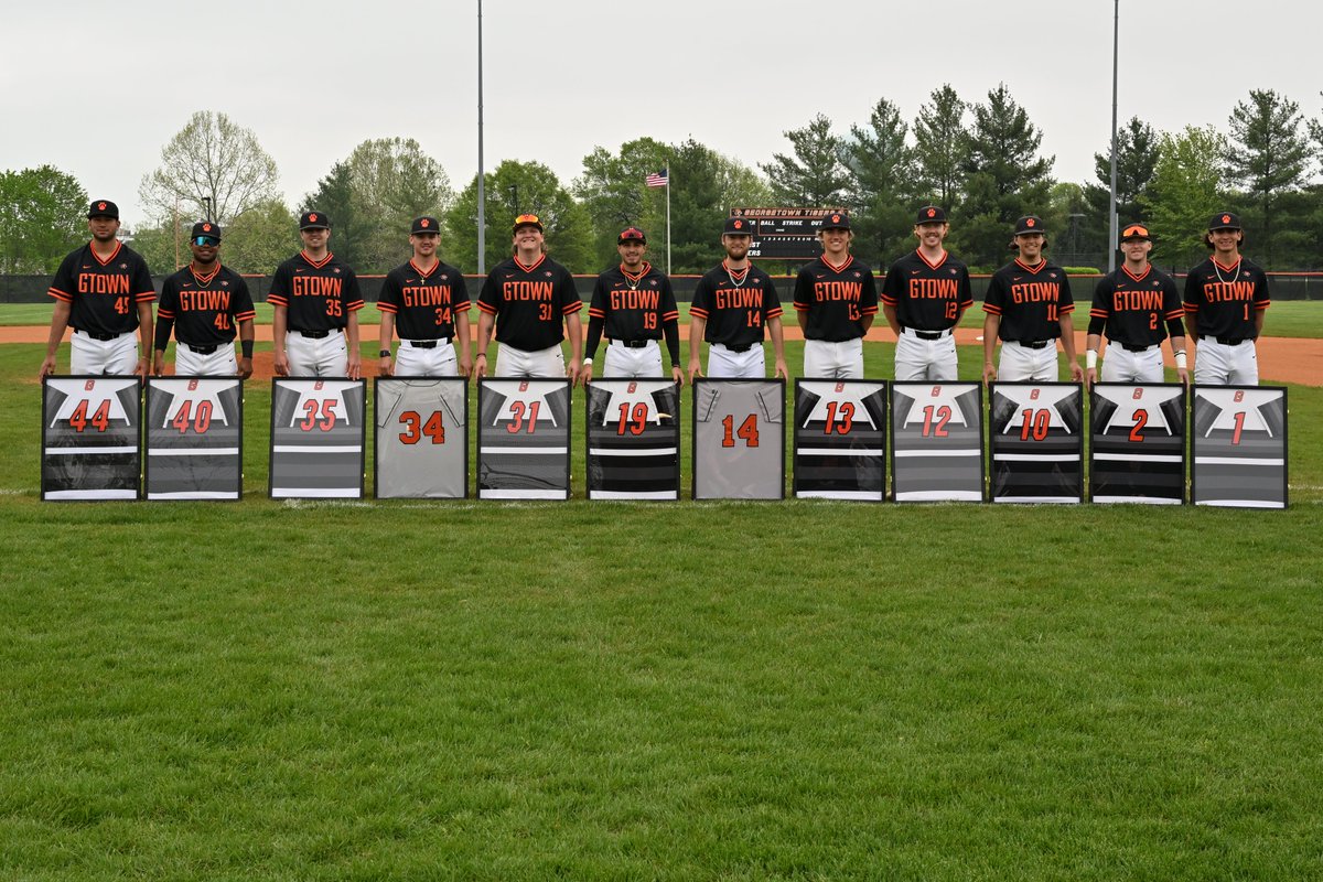 Thank you, Baseball Seniors! #TigerPride