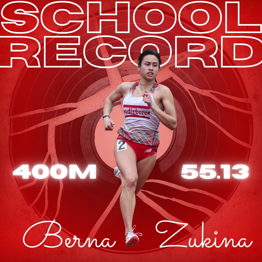 Another Record for Berna Zukina!!

She just keeps getting faster! Today at Shippensburg, Bern took another big chunk off her school record!

#borobuilt #fearthekilt