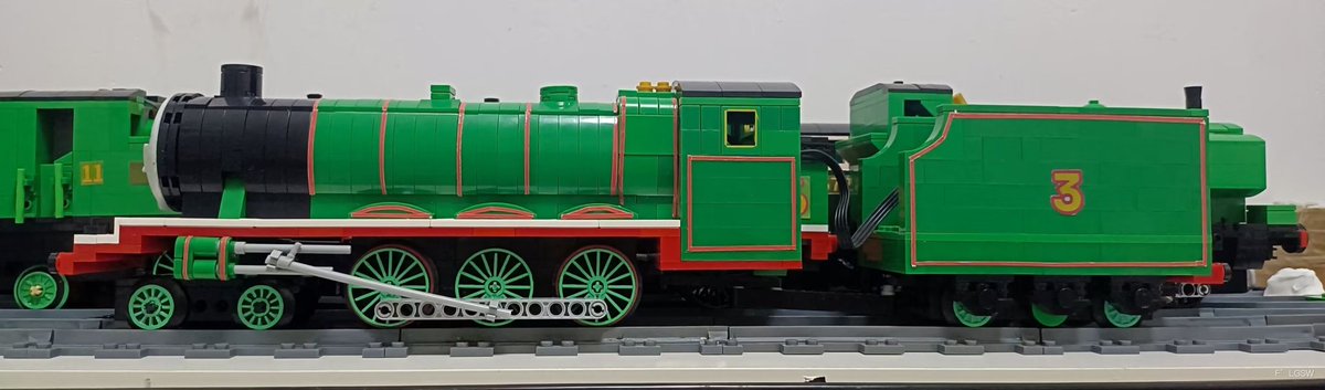 EngineBoyF's tweet photo. LEGO《Thomas the tank engine》LEGO Moc Henry https://t.co/kYTe4Tv1Ls