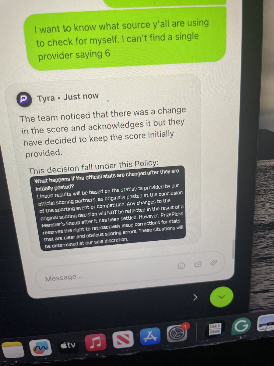 Mlscashboy's tweet photo. . @PrizePicks has scammed us yet again ! 

The combo should be graded as 7 saves not 6. We deserve our x25. 

Please fix this asap @PrizePicks and stop giving us these bs excuses! 

#PrizePicks #scam #GamblingTwitter https://t.co/IznTAqygQf