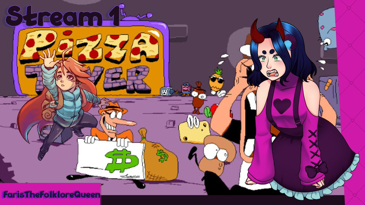 twitch.tv/faristhefolklo…

Faris fights her way through the Pizza Tower! I sure do love anxious men with trans fem daughters

(stream thumbnail art by @/gracellot and @/SpookyShadow_EN)