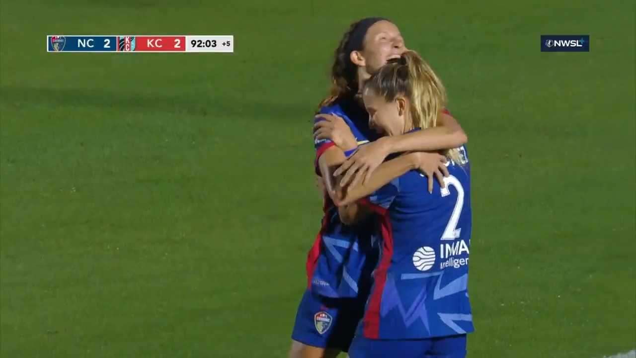 ASHLEY SANCHEZ SEALS @NCCOURAGE’S FIRST WIN OF THE SEASON 💫📹: @NWSL