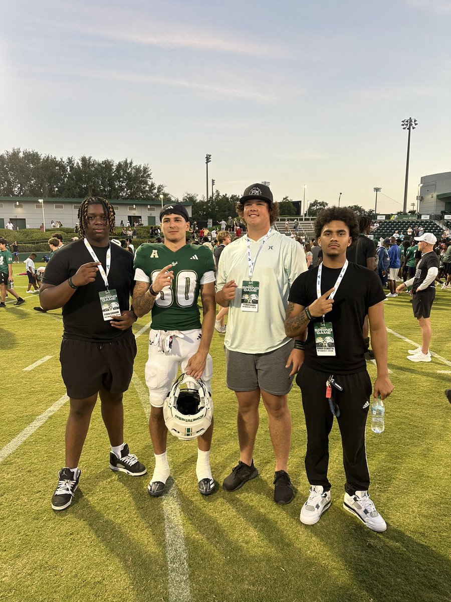 Clayton Monroe (@claytonm61) on Twitter photo Great atmosphere and time at <a href="/USFFootball/">USF Football</a> today!! Especially when watching one of our own <a href="/FMMinerFootball/">Fort Meade Football</a> <a href="/PorterJoshuaWR2/">Joshua Porter</a> play at such a high level!!
<a href="/Ty_Montsdeoca/">Ty MontsDeOca</a>
<a href="/GrahamTyri48934/">Tyrin Graham</a>
<a href="/2waymar/">Kamar (mar) Gilmartin</a>
<a href="/CoachGolesh/">Alex Golesh</a>
<a href="/CoachJTaylorUSF/">Jack Taylor</a>
<a href="/Lashon_24/">Lashon Echols</a> Great atmosphere and time at <a href="/USFFootball/">USF Football</a> today!! Especially when watching one of our own <a href="/FMMinerFootball/">Fort Meade Football</a> <a href="/PorterJoshuaWR2/">Joshua Porter</a> play at such a high level!!
<a href="/Ty_Montsdeoca/">Ty MontsDeOca</a>
<a href="/GrahamTyri48934/">Tyrin Graham</a>
<a href="/2waymar/">Kamar (mar) Gilmartin</a>
<a href="/CoachGolesh/">Alex Golesh</a>
<a href="/CoachJTaylorUSF/">Jack Taylor</a>
<a href="/Lashon_24/">Lashon Echols</a>