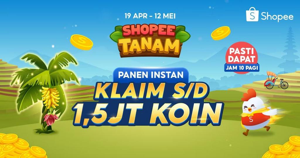 asepbeze's tweet photo. Yuk Main #ShopeeTanam, Pasti Dapat Hadiah Jam 10 Pagi dan Klaim s/d 1,5JT! https://t.co/gx1u3J2FUP https://t.co/XNvwuUhoGS
