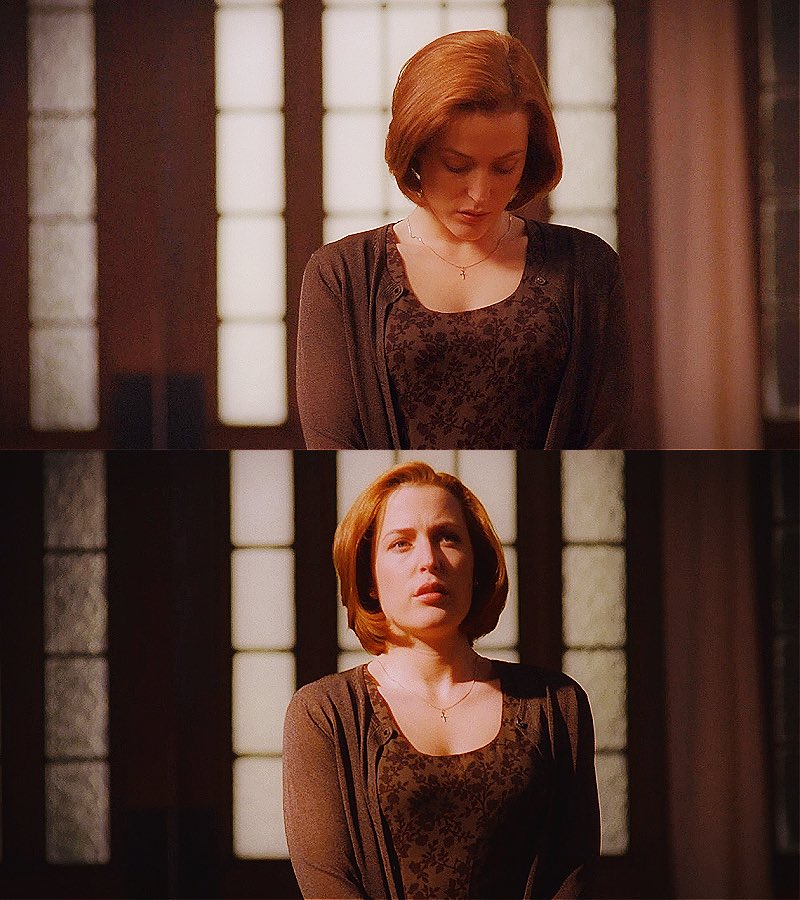 i forgot about this sweet little scully outfit from all souls.