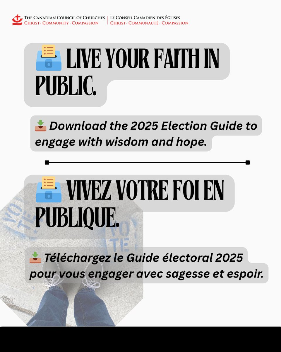 As Christians, we’re called to more than belief—we’re called to act. Reconciliation, anti-racism, economic dignity, peace, and restorative justice are not just political topics—they are gospel values.
✝️ Use the 2025 Election Guide to bring faith into action this election.