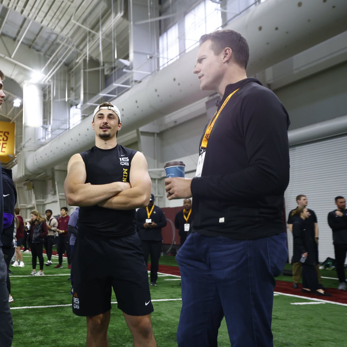 GopherFootball's tweet photo. How It Started ➡️ How It’s Going 

@maxtbro ➡️ @Vikings https://t.co/srU2cuWNbt