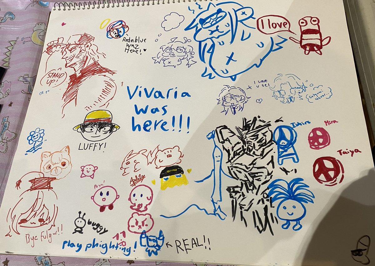 Thank you to everyone who visited our table today at Harumatsuri! Here are some of your doodles~ #animeevolution