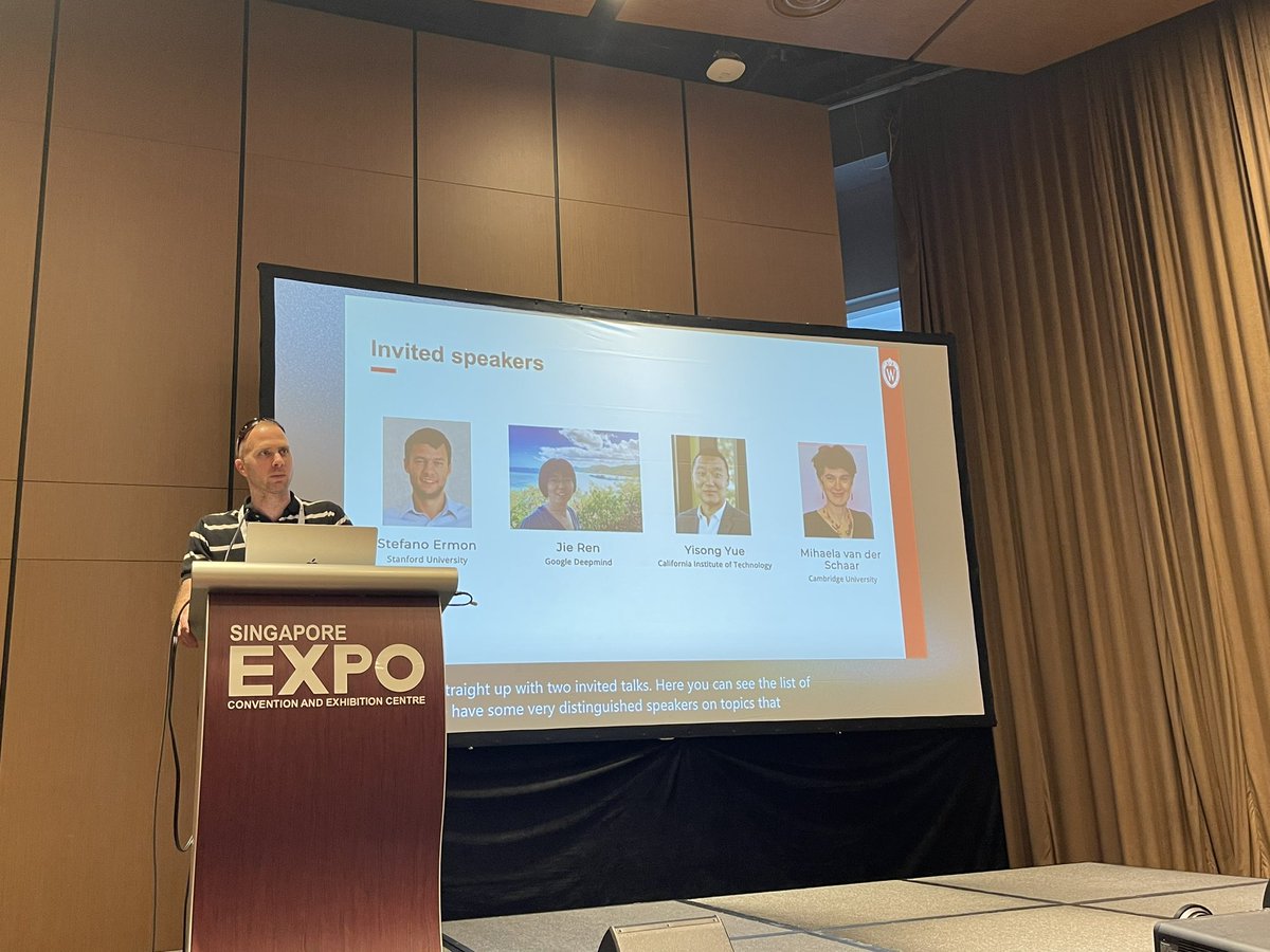 Sharon Y. Li (@sharonyixuanli) on Twitter photo Our workshop on uncertainty and hallucination is happening now in Topaz Concourse.
We are kicking off with <a href="/yisongyue/">Yisong Yue</a>’s keynote on AI for Robust Decision Making. Our workshop on uncertainty and hallucination is happening now in Topaz Concourse.
We are kicking off with <a href="/yisongyue/">Yisong Yue</a>’s keynote on AI for Robust Decision Making.