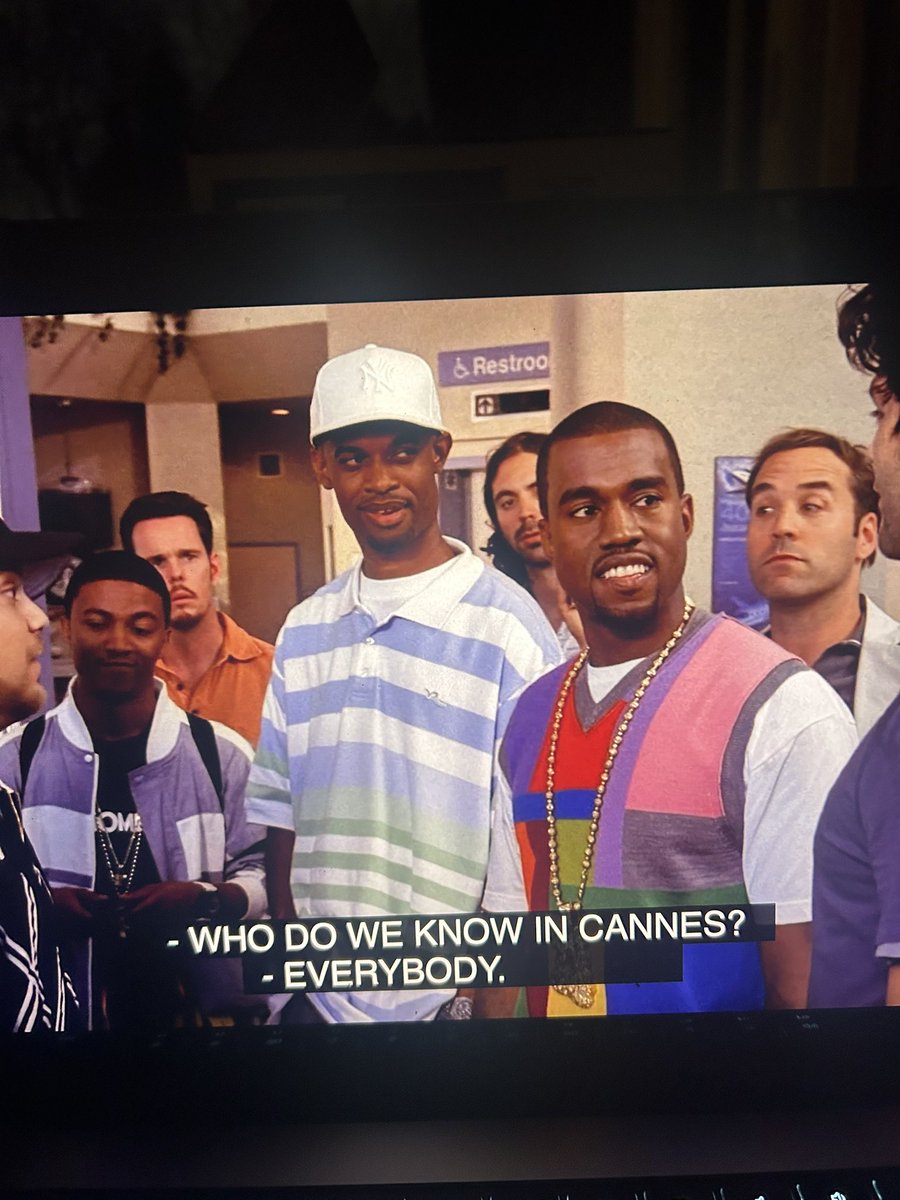 Damn man. <a href="/kanyewest/">ye</a> you remember this scene in Entourage??? Best cameo ever